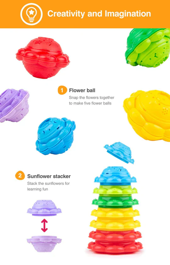 Zubaida's Winfun Stack & Learn Bee N Flower - 0650 - Image 7