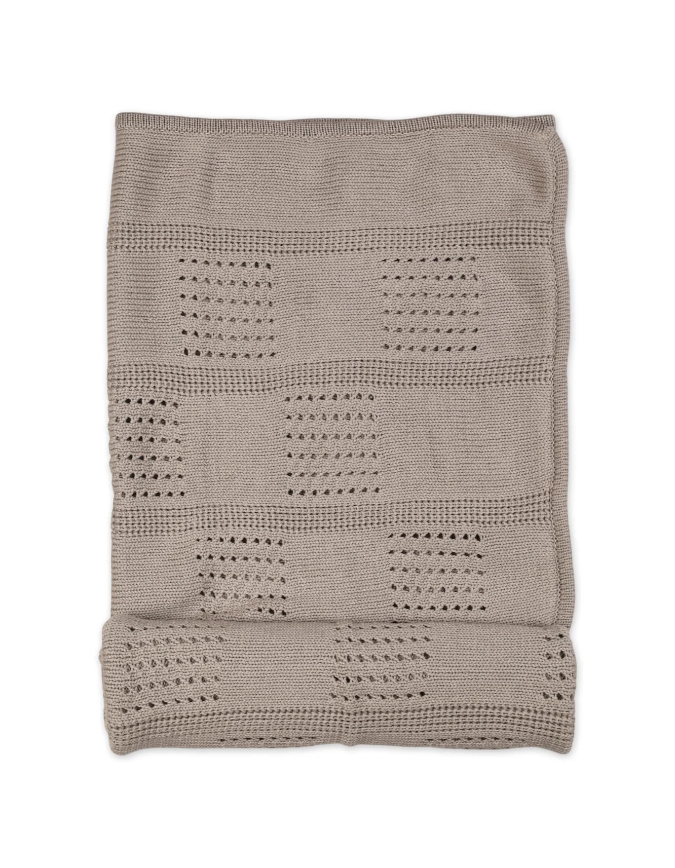Multi-Purpose Woolen Baby Blanket Light Grey at Zubaidas Official™ Pakistan