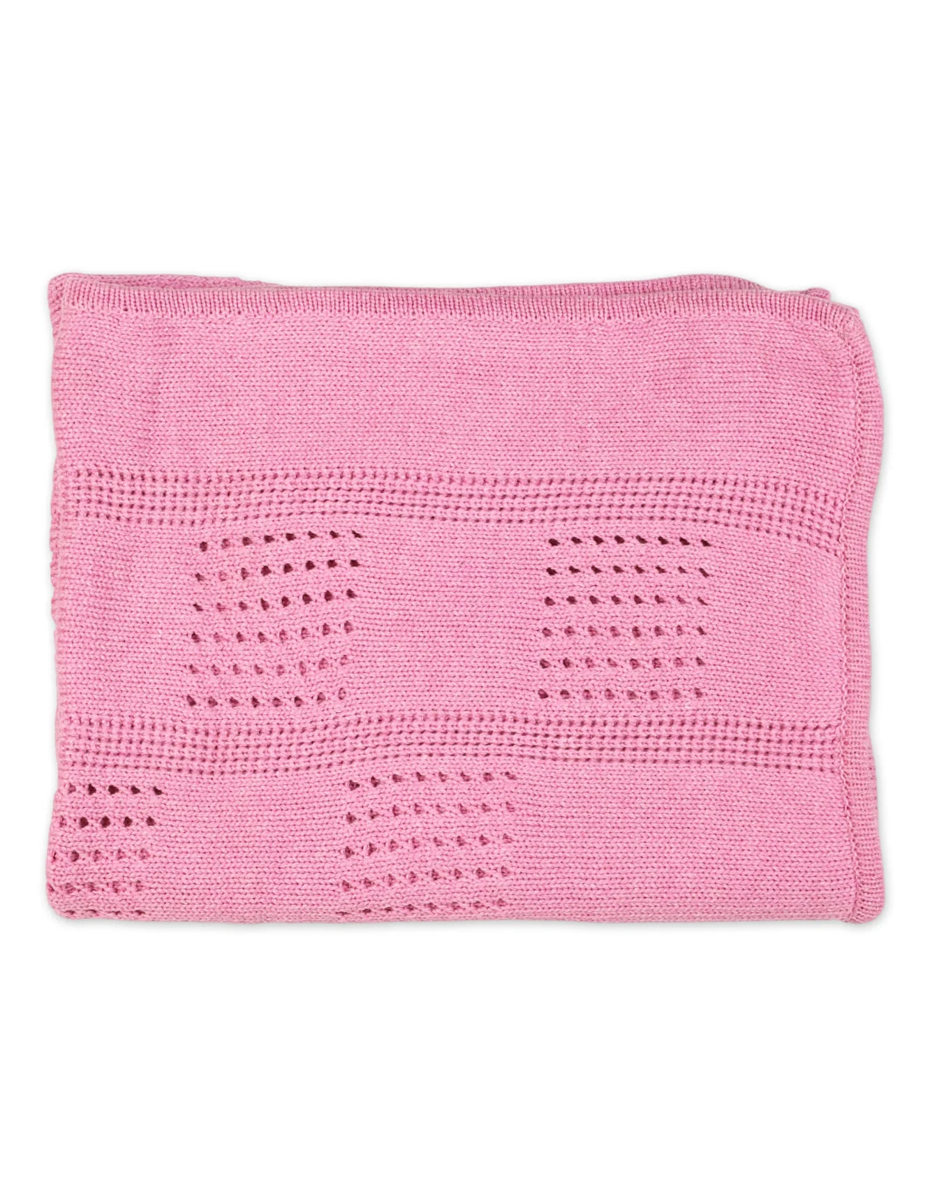 Multi-Purpose Woolen Baby Blanket Pink at Zubaidas Official™ Pakistan - Image 3