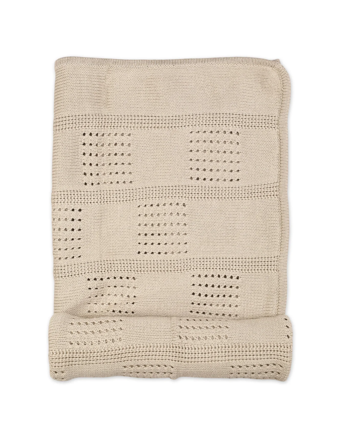 Multi-Purpose Woolen Baby Blanket Beige at Zubaidas Official™ Pakistan