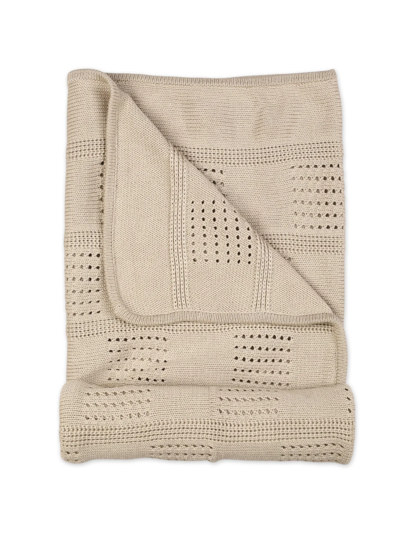 Multi-Purpose Woolen Baby Blanket Beige at Zubaidas Official™ Pakistan - Image 2
