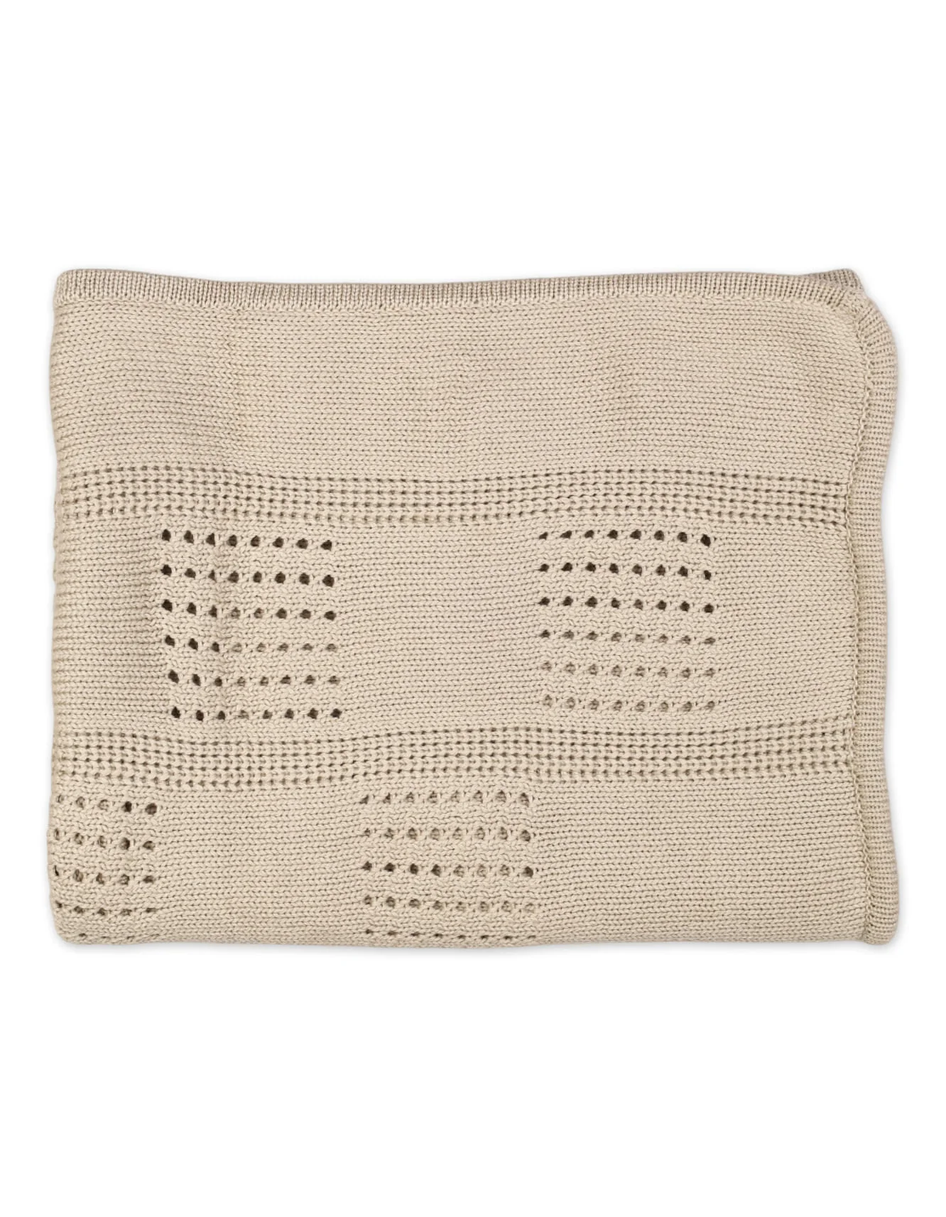 Multi-Purpose Woolen Baby Blanket Beige at Zubaidas Official™ Pakistan - Image 3
