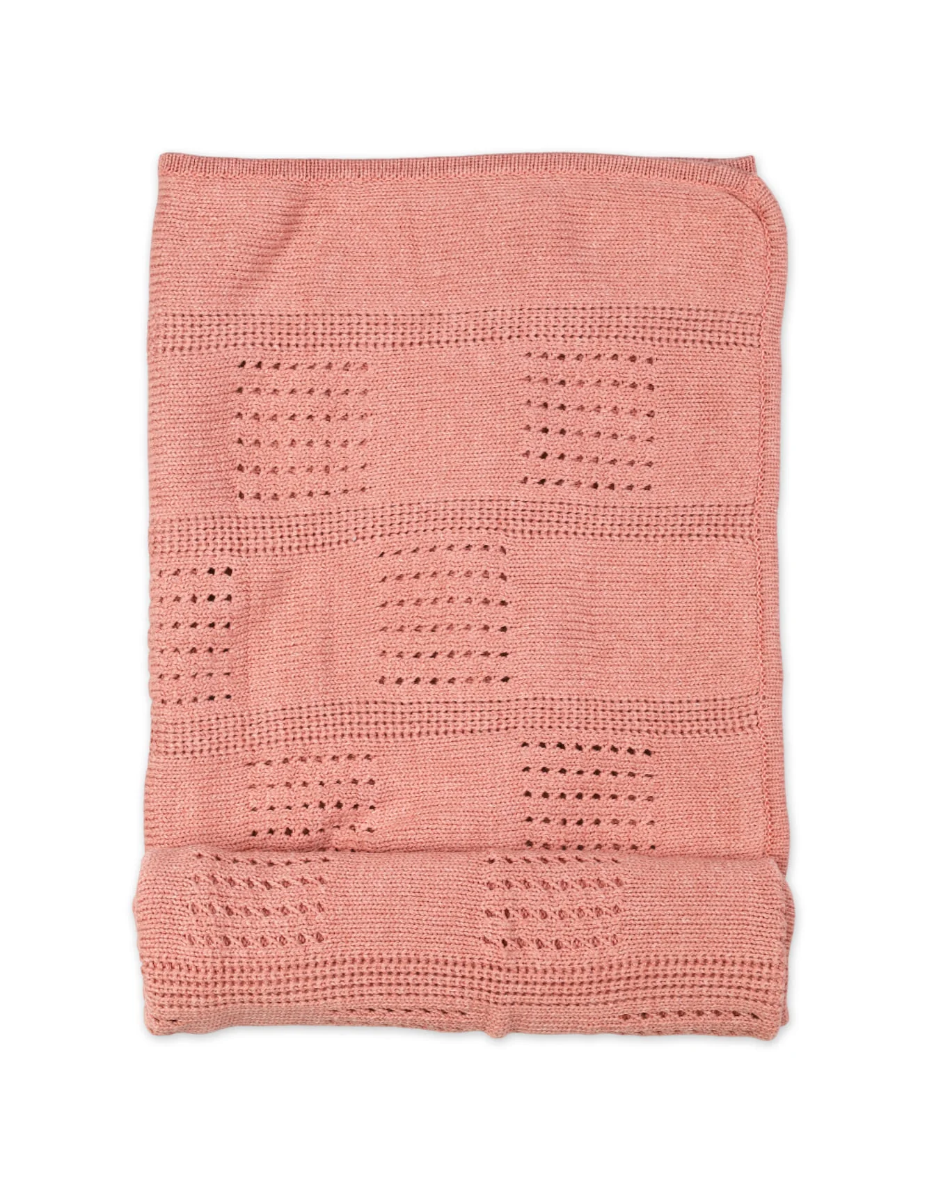 Multi-Purpose Woolen Baby Blanket Peach at Zubaidas Official™ Pakistan