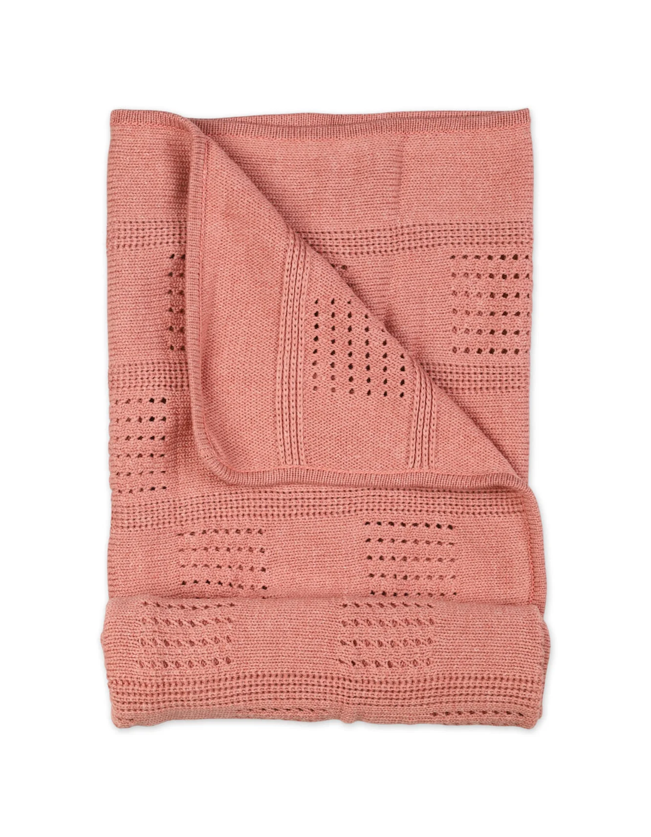 Multi-Purpose Woolen Baby Blanket Peach at Zubaidas Official™ Pakistan - Image 2