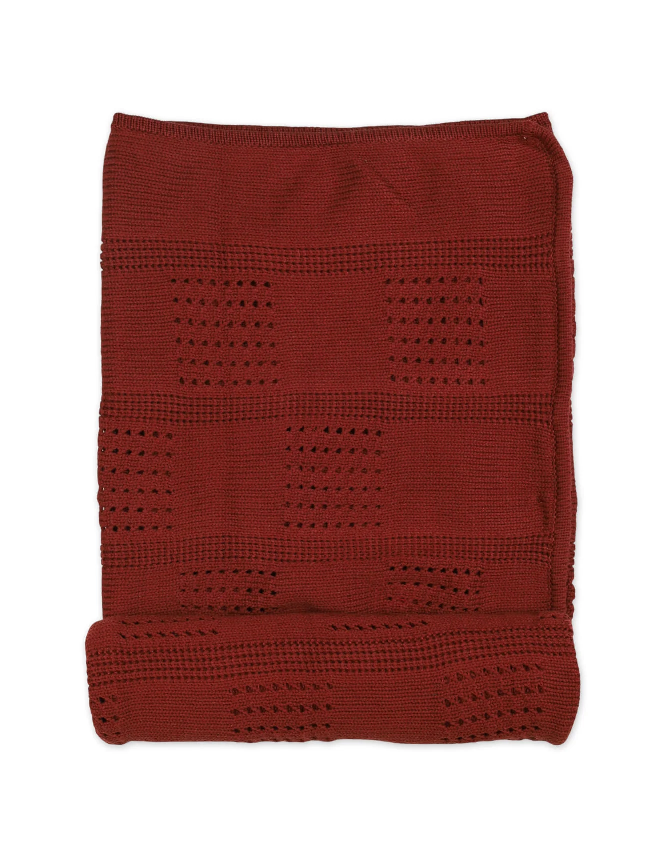 Multi-Purpose Woolen Baby Blanket Maroon at Zubaidas Official™ Pakistan