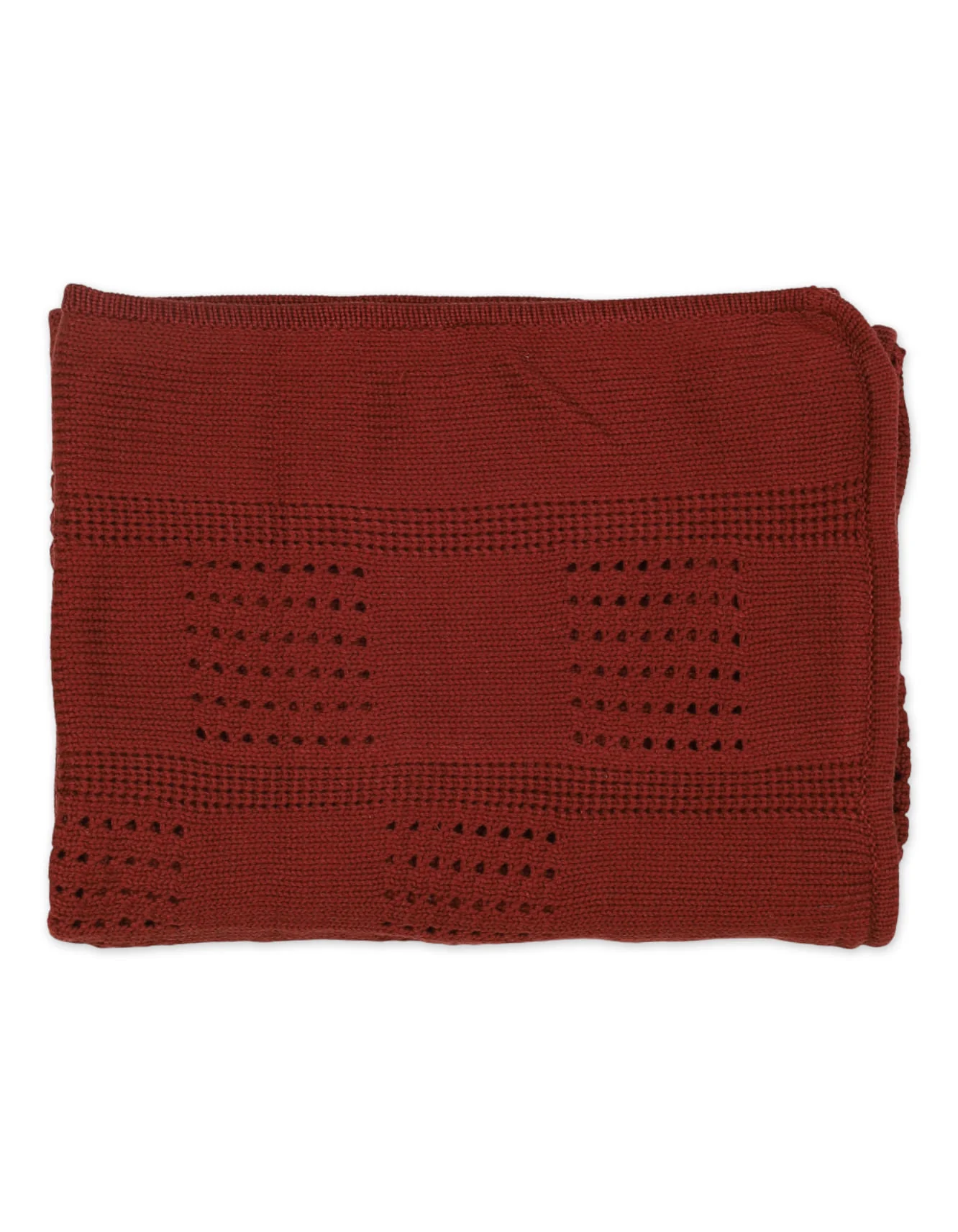 Multi-Purpose Woolen Baby Blanket Maroon at Zubaidas Official™ Pakistan - Image 3